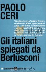 gli italiani spiegati da berlusconi PDF电子版封面