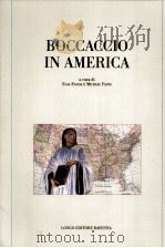 boccaccio in americaa cura di PDF电子版封面