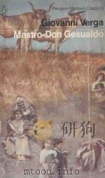 MASTRO-DON GESUALDO 1970 PDF电子版封面 GIOVANNI VERGA D.H.LAWRENCE