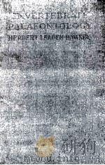 invertebrate palaeontology 1920 PDF电子版封面