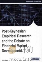 post-keynesian empirical research and the debate on financial market development PDF电子版封面