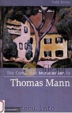 the cambridge introduction to thomas mann PDF电子版封面