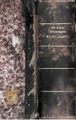 PALAEONTOLOGISCHE MITTHEILUNGEN TEXT 1862 PDF电子版封面
