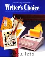 WRITER‘S CHOICE COMPOSITION AND GRAMMAR 1993 PDF电子版封面 0026352028