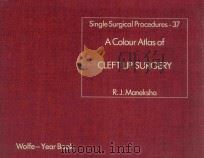 SINGLE SURGICAL PROCEDURES 37 A COLOUR ATLAS OF CLEFT LIP SURGERY 1986 PDF电子版封面 0815157533 R.J.MANEKSHA