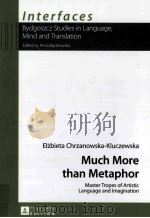 much more than metaphormaster tropes of artistic language and imagination PDF电子版封面