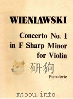 I KONCERT SKRZYPCOWY FIS-MOLL OP.14（1962 PDF版）