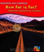 how far is farcomparing geographical distances PDF电子版封面
