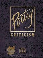 poetry criticism volume 154 PDF电子版封面
