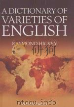 a dictionary of varieties of english PDF电子版封面
