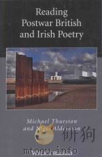 reading postwar british and irish poetry PDF电子版封面