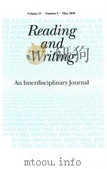 READING AND WRITING WOLUME 23 NUMBER 5 MAY 2010（ PDF版）