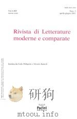 RIVISTA DI LETTERATURE MODERNE E COMPARATE VIL.LXIV（ PDF版）