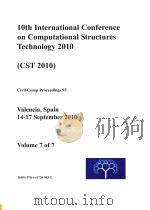 10TH INTERNATIONAL CONFERENCE ON COMPUTATIONAL STRUCTURES TECHNOLOGY 2010 (CST 2010) CIVI-COMP PROCE PDF电子版封面 1617389832