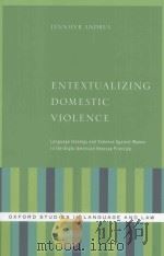 entextualizing domestic violencelanguage ideology and violence against women in the anglo-american h PDF电子版封面