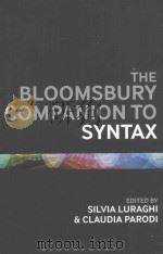 the bloomsbury companion to syntax PDF电子版封面