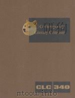 contemporary literary criticism volume 340 PDF电子版封面
