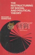 the restructuring of social and political theory PDF电子版封面