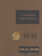 contemporary literary criticism volume 370 PDF电子版封面