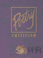 poetry criticism volume 162 PDF电子版封面