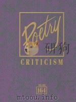 poetry criticism volume 164 PDF电子版封面