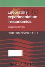 laboratory experimentation in economics six points of view PDF电子版封面