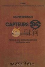 CONFERENCE CAPTEURS 86 PARIS 17-19 1986 PDF电子版封面 2110016213