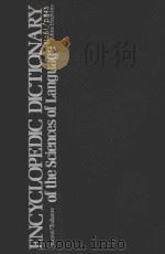 ENCYCLOPEDIC DICTIONARY OF THE SCIENCES OF LANGUAGE（1979 PDF版）
