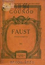 Faust (With French and English Texts) PDF电子版封面