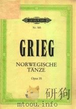 NORWEGISCHE TAENZE PDF电子版封面