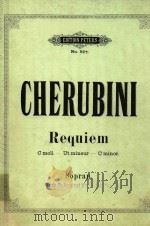 Requiem c moll-Ut mineur-C minor Sopran=蔡鲁比尼C短调镇魂曲谱 PDF电子版封面 Cherubini
