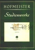 三首协奏曲(五支长笛总谱)(外文)     PDF电子版封面     
