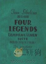 Four Legends Lemminkainen Suite for symphony orchestra=西贝柳斯：四传奇（列敏凯宁组曲）（1960 PDF版）