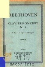 KONZERTNE.4=第四钢琴协奏曲     PDF电子版封面    BEETHOVEN 
