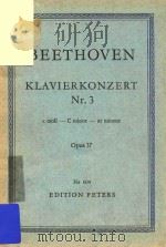 KONZERTNR.3=第三钢琴协奏曲 C小调 作品37（ PDF版）