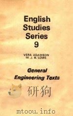 ENGLISH STUDIES SERIES 9 1978 PDF电子版封面 0194377210 VERA ADAMSON M.J.B.LOWE