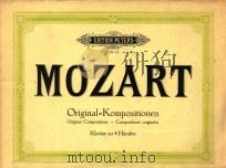 Original Komposition Klavier zu 4 Handen PDF电子版封面 W.A.Mozart