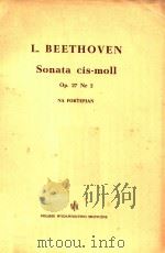 Sonata cis-moll op.27 nr 2 Na Fortepian PDF电子版封面