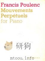 Mouvements Perpetuels for Piano 8 PDF电子版封面