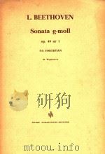 Sonata g-moll op.47 nr.1 Na Fortepian=第19奏鸣曲G小调作品49（ PDF版）