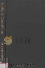 Limits to Competition 1995 PDF电子版封面 0262071649 The Group of Lisbon