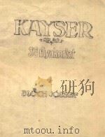 36 Gyakorlat hegedure Ⅱ fuzet PDF电子版封面 Kayser