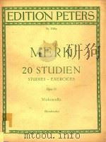 20 Studien für Violoncello Opus 11 PDF电子版封面