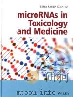 micrornas in toxicology and medicine PDF电子版封面
