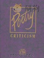poetry criticismcriticism of the works of the most significant and widely studied poets of world lit PDF电子版封面