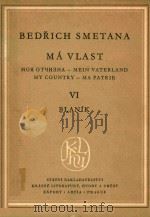 MAVLAST PDF电子版封面 BEDRICH SMETANA