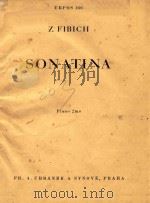 SONATINA   1947  PDF电子版封面    ZDENEK FIBICH 