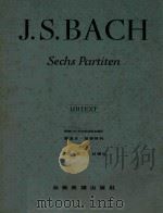Sechs Partiten Urtext PDF电子版封面 J.S.Bach
