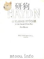 12 KLEINE STUCKE   1956  PDF电子版封面    HAYDN 