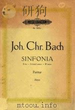 JOH.CHR.BACH PDF电子版封面 SINFONIA